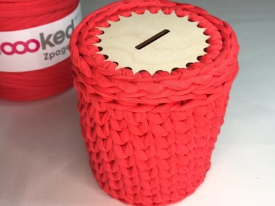 Crochet Money Box, Easy, Beginner Friendly, Step by Step, Tutorial