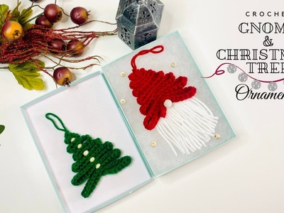 Crochet Ornaments | Christmas Tree Ornament | Christmas Gnome Ornament