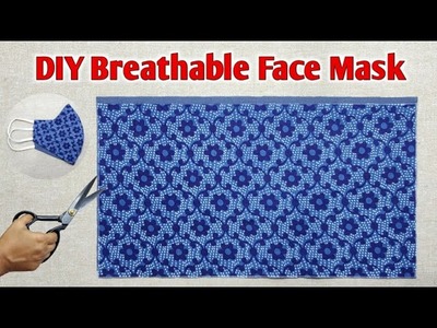 DIY Breathable Face Mask | Easy Pattern Mask I Face Mask Sewing Tutorial | Cloth Mask Making ideas