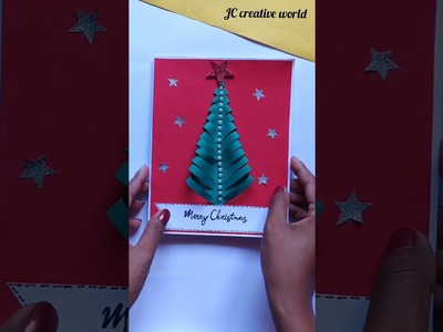 DIY Christmas cards | Handmade Christmas cards  | Christmas greeting card ideas #shorts #ytshorts