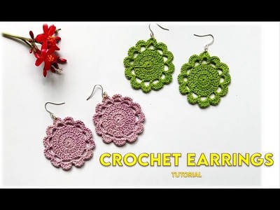 DIY Crochet Earrings - Tutorial
