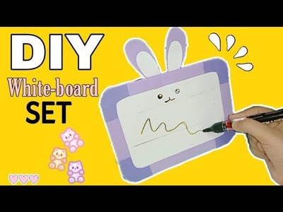 DIY Cute White board | Homemade Whiteboard | ???? ???? | DIY School supplies ????