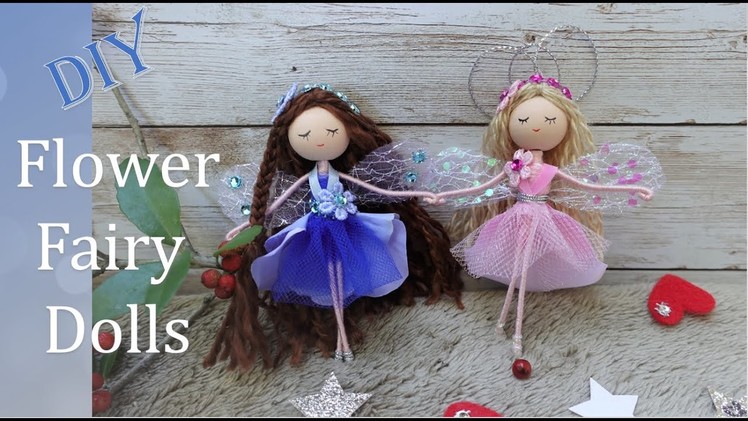 DIY - Flower Fairy Dolls for Christmas Decoration | Huong Harmon
