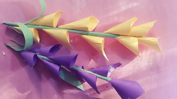 Diy paper flower | paper origami |paper craft  | diy paper flower tutorial