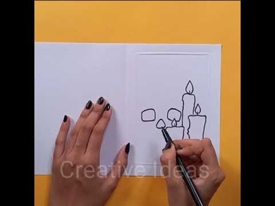 EASY HALLOWEEN CARD CRAFT TRICKS FOR BEGINNERS | SIMPLE TUTORIALS AND TIPS | COOL AND EASY DIY IDEAS
