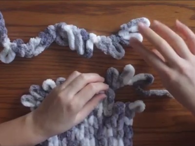 Finger Knit Scarf