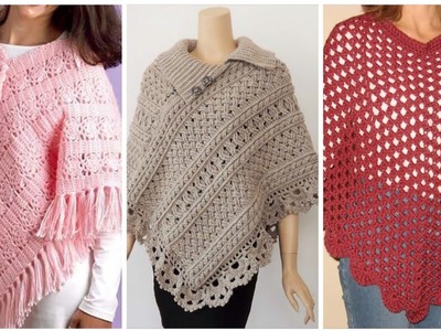 Gorgeous crochet & knitting poncho patterns