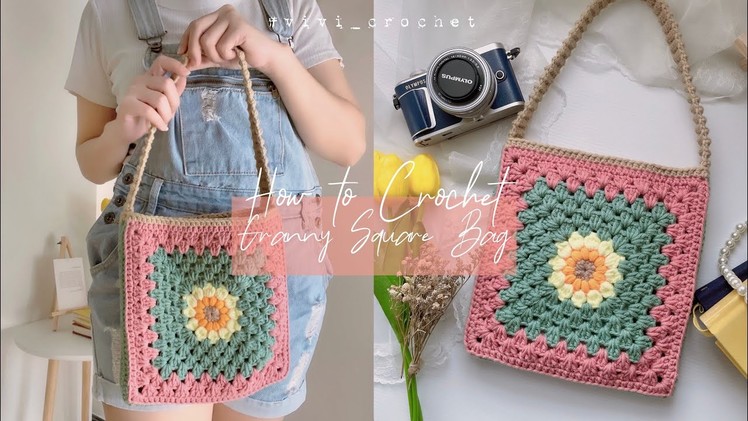 ???? How to Crochet Bag | Granny Square crochet Bag ????