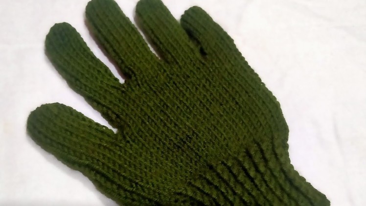 How to knit gloves. gents gloves. 