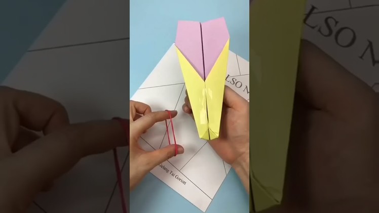 How to make a "Paper Plane Slingshot" #shorts #satisfying #diy #doityourself  #tutorial #handicraft