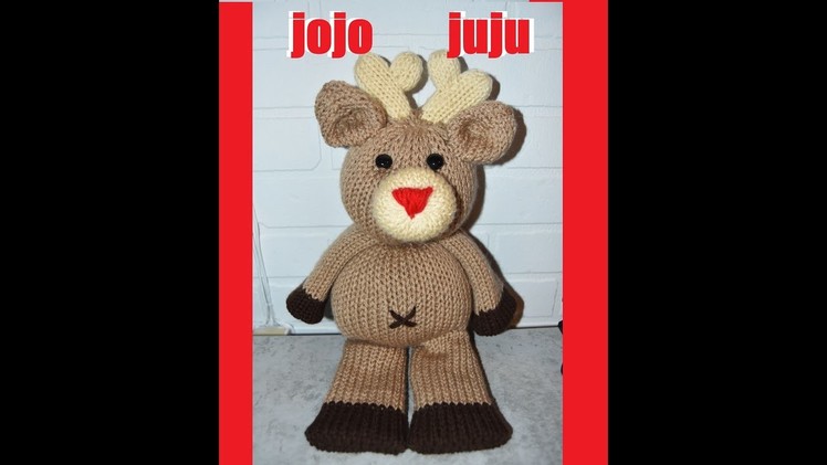 HOW TO MAKE A REINDEER DOLLS