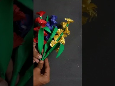 How To Make Flowers With Paper.