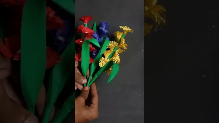How To Make Flowers With Paper.