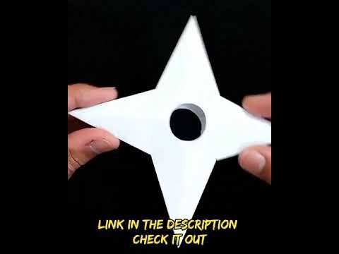 How To Make Naruto's Shuriken #shorts #diy #tutorial #anime #naruto #art