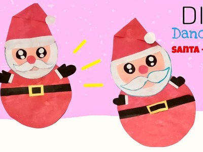 How to make paper santa claus. christmas paper craft | #shorts #christmas