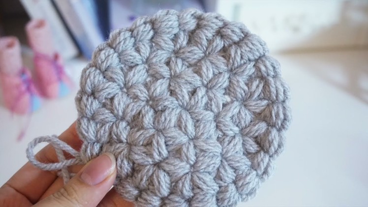 How to start crochet jasmine stitch into the ring ????