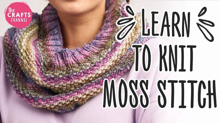 Learn to Knit Moss Stitch