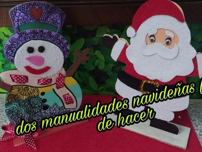 MUÑECO DE NIEVE DECORADO CON ZENTANGLE + Santa Claus Original???? decorando con foamy toalla ????????????