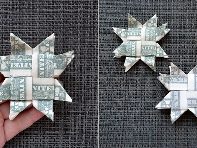 My MONEY CHRISTMAS STAR | 8-Pointed Dollar Origami Decoration | Tutorial DIY by NProkuda