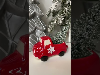 NEW Dollar Tree CHRISTMAS DIY | Red Truck Decor #shorts #dollartree #dollartreediys #christmas