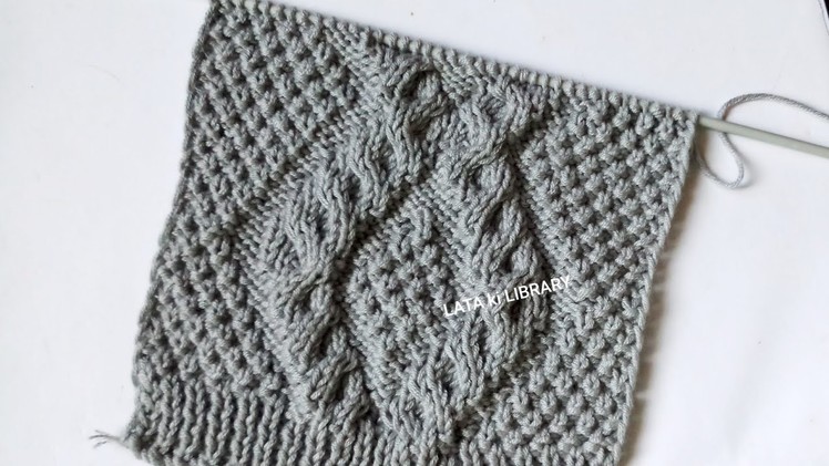 New Knitting Pattern For Gents Sweater.Cardigan.Jacket.Border.Ladies Sweater Design