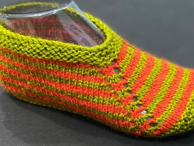 New Knitting Pattern For Ladies Socks.Shoes.Jutti.Ladies Booties # 164 *