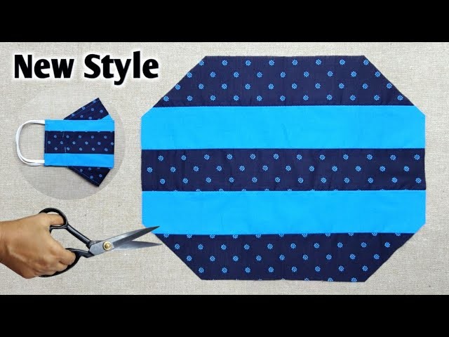 New Style DIY Mask I Face Mask Sewing Tutorial I Breathable Easy 3D Cloth Face Mask Sewing at home