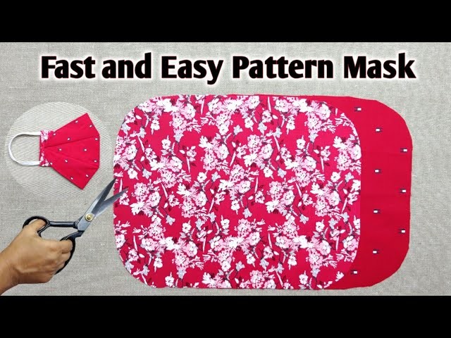 New Style Very Easy Pattern Mask I Face Mask Sewing Tutorial I Breathable Face Mask I DIY Mask