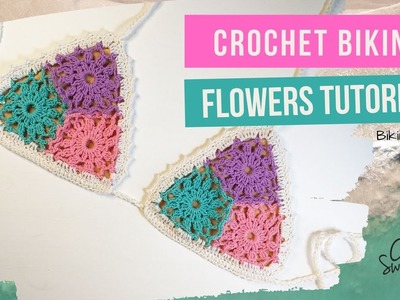 Super cute CROCHET TOP Tutorial ! Learn to make CROCHET BRALETTE! #crochetpattern #crochetbikini