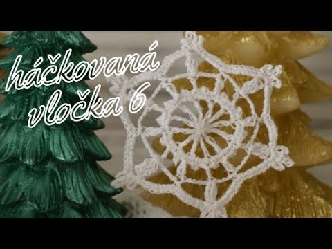 VLOČKA #6, chrismas crochet, tutorial, diy