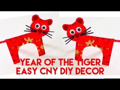Year Of The Tiger Crafts Chinese New Year Red Packet Decoration Ideas |CNY 2022 Crafts |Angpow Decor