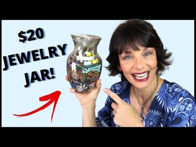 $20 JEWELRY JAR UNJARRING UNBOXING | THRIFT STORE MYSTERY JEWELRY HAUL TO SELL ONLINE ON EBAY 2021