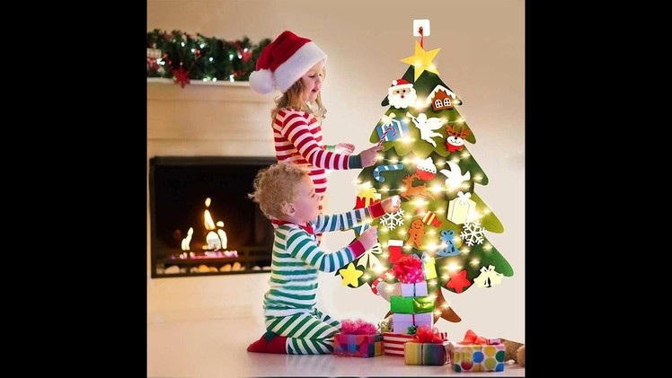50 Christmas Gift List 1 Miracle Felt Christmas Tree