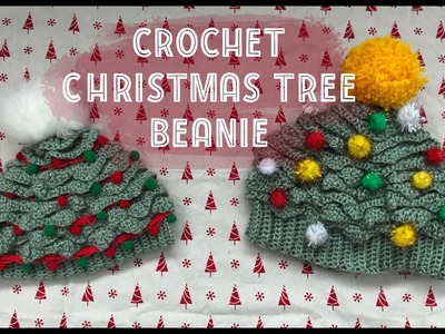 Crochet Christmas Tree Beanie Tutorial