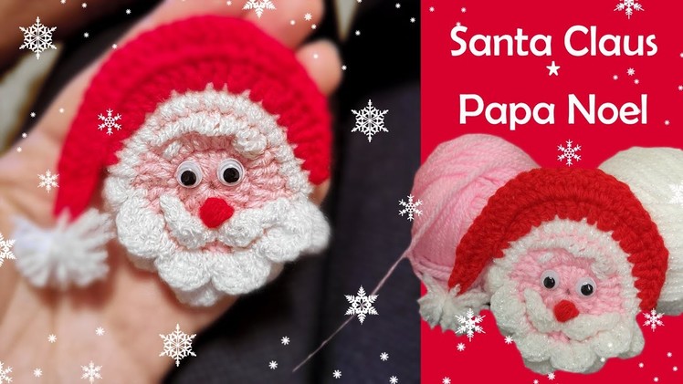 Crochet Santa Claus ???? ???? ????????- how to do christmas decoration - easy crochet gift - diy christmas ideas