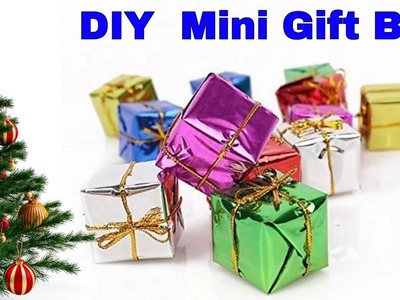 Diy mini gift box ????diy Christmas decorations ⛄ Xmas crafts ???? christmas decorations☃️ gift box