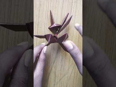 DIY origami Paper Rose ????#creative #shorts
