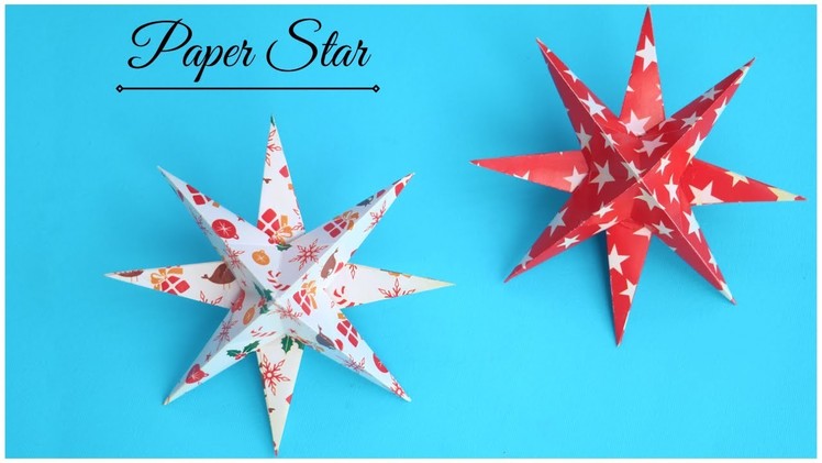 DIY Paper Star | How to Make Christmas Star