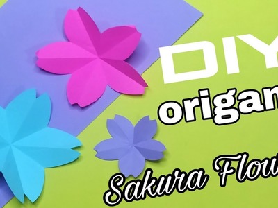 DIY Sakura Flower | How To Make Paper Sakura Flower | DIY Paper Flowers | @Ayesha_s_Creativity
