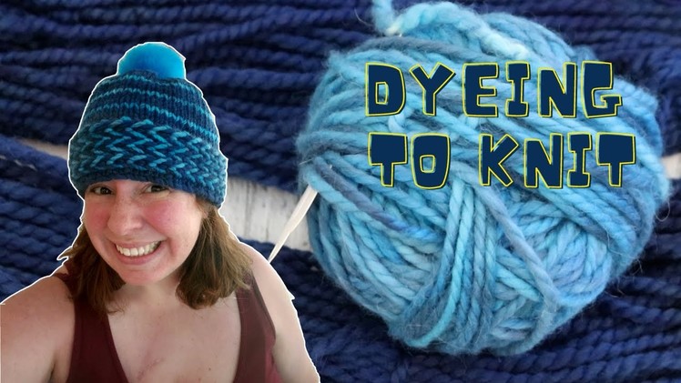 Dyepot Weekly #330 - Dyeing to Knit the Banded Braid Beanie - Attempt #2!