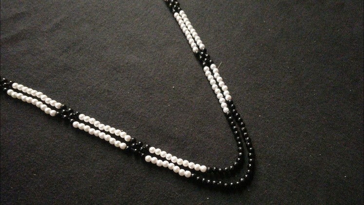 Easy and simple Pearl beaded chain