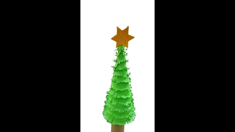 Easy Paper  Christmas Tree || DIY Christmas Decorations