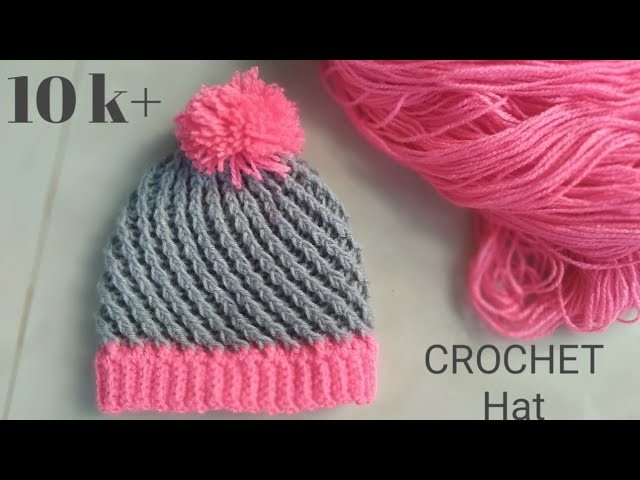 How to Crochet Hat.Beanie. Step by step tutorial in Malayalam with English subtitles.
