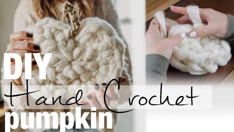 How to Finger Crochet a Pumpkin with Simply Maggie