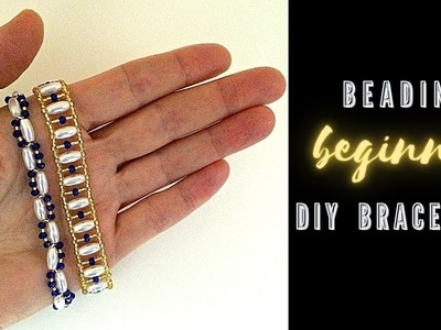 How to make bracelets with beads. Use the same type of beads .DIY beaded bracelets