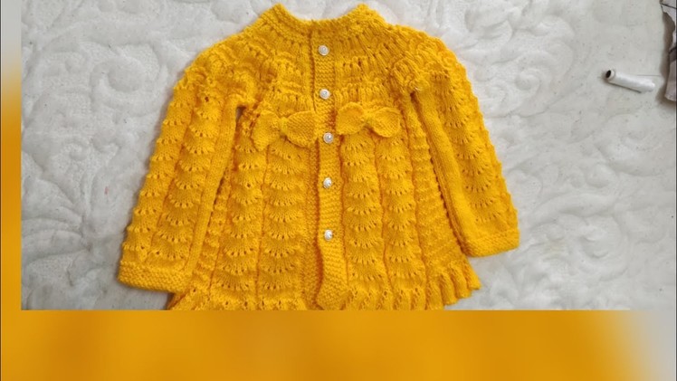 Knitting Exclusive and Easy Baby Frock