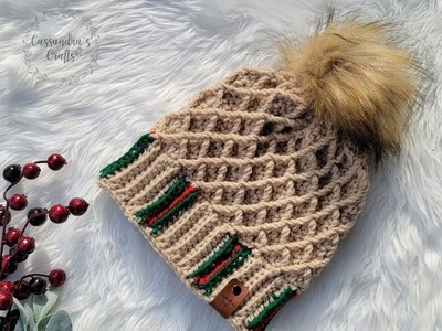 Left Hand Crochet All G Beanie Tutorial by Cassandra's Crafts