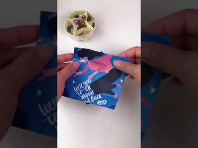 School Craft Idea. DIY Craft. School hacks. Origami craft.paper mini gift idea