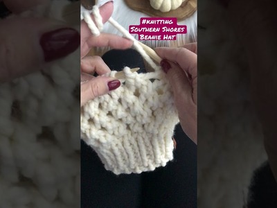 Southern Shores Beanie Hat #knitting #knit#knittingtutorial #knittingpattern #beanie