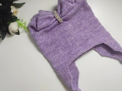 Stylish And Easy Baby Cap |Knitting Tutorial In Urdu | 1 To 2 y.o